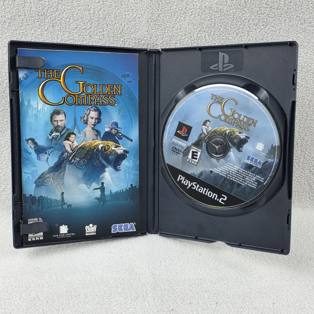 The Golden Compass Video Game Sony Playstation 2 PS2 Complete With Manual